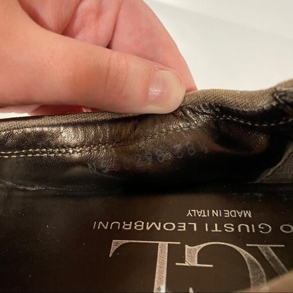 AGL Brown Horsebit‎ Cap Toe Ballet Flats Size 38.5 - Picture 7 of 10